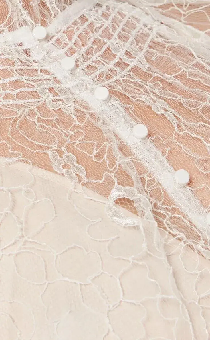 Alice McCall After Dark Midi Dress Soft Shell Pink Size 8 for rent on The Volte - main image