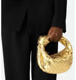 Bottega Veneta Mini Jodie Gold for rent on The Volte - image 2