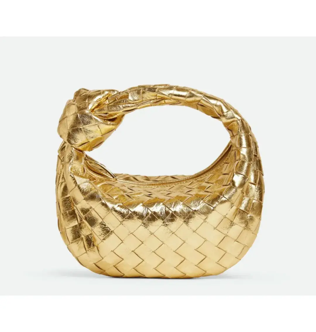 Bottega Veneta Mini Jodie Gold for rent on The Volte - main image