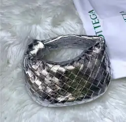 Bottega Veneta Jodie Mini Bag Silver for rent on The Volte - image 4