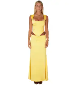 I am Delilah Valerie Corset and Skirt Daffodil Size XS/Au 6 for rent on The Volte - image 1