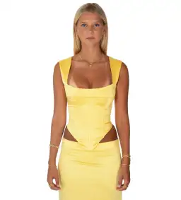 I am Delilah Valerie Corset and Skirt Daffodil Size XS/Au 6 for rent on The Volte - image 3