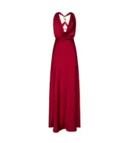 Manning Cartell Charmed Cowl Slip Maxi Dress Red Size 4 for rent on The Volte - image 3