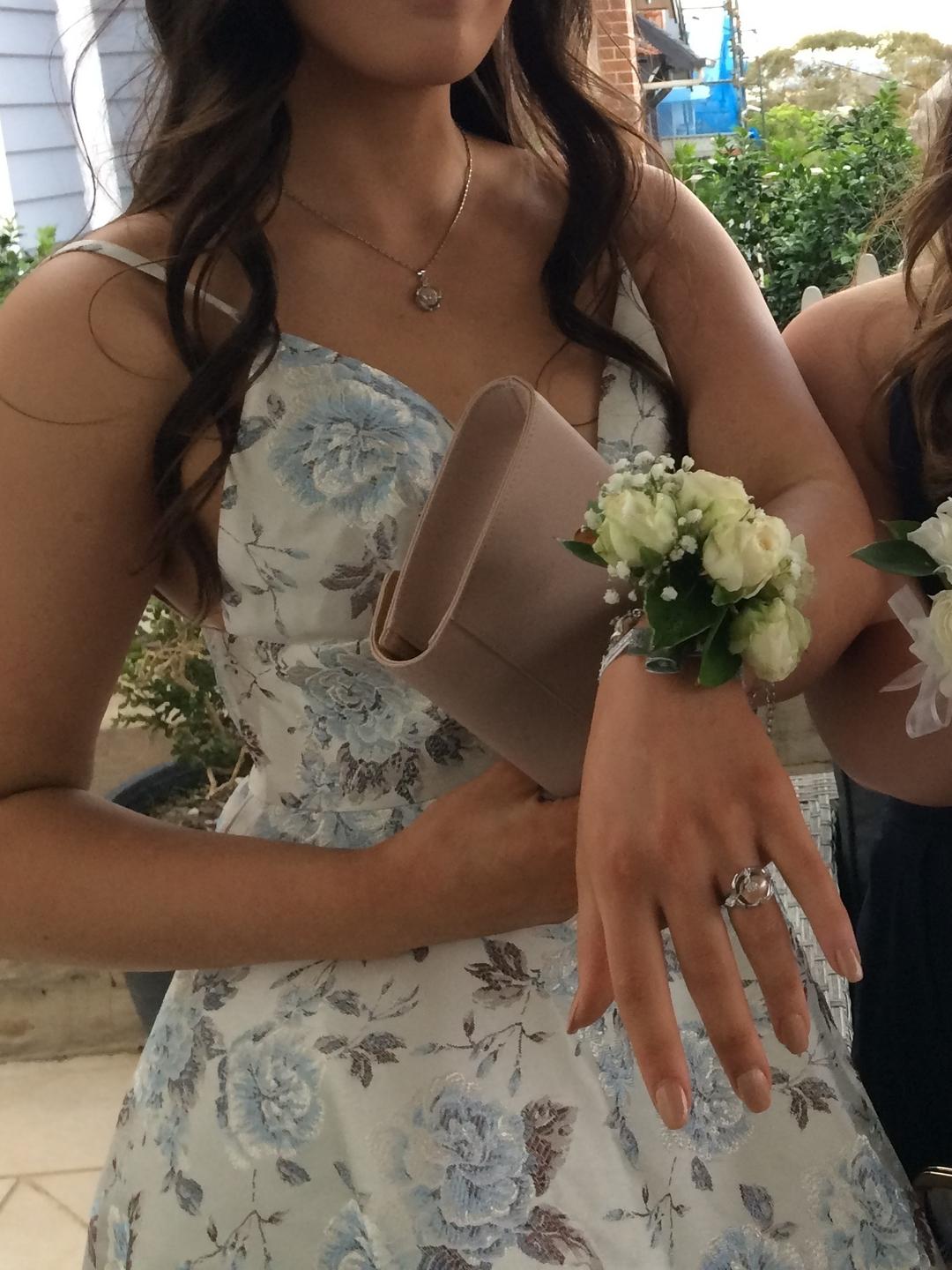 Elle Zeitoune Amber Rose Floral Gown Size 10 for rent on The Volte - main image