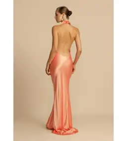 Arcina Ori Gaia Dress in Papaya Size S / AU 8 for rent on The Volte - image 3