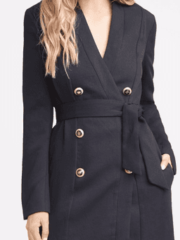 Kookai Edwina Blazer Dress Black Size 12 for rent on The Volte - image 2