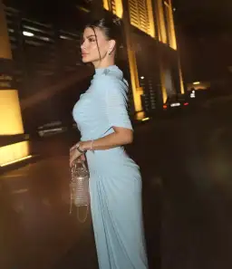 Deme by Gabriella Jasmine gown blue size xs for rent on The Volte - image 4