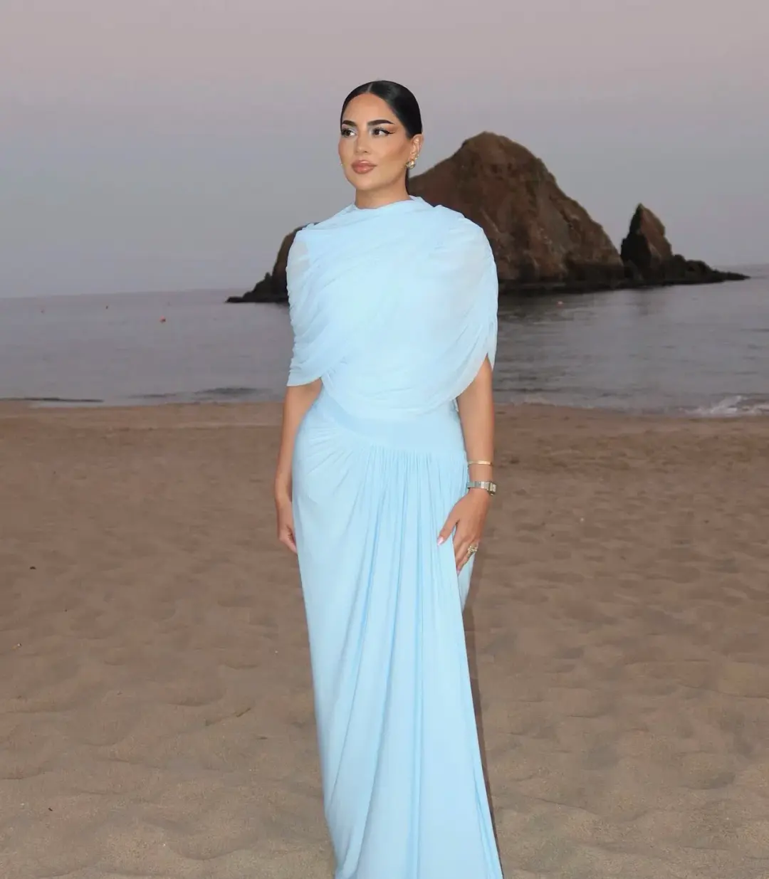 Deme by Gabriella Jasmine gown blue size xs for rent on The Volte - main image