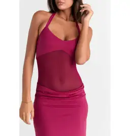 Sasha Therese Sariya Maxi Dress Ruby Size XXS / AU 4