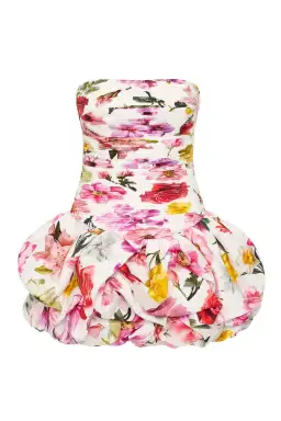 Aje Violette Bubble Hem Mini Dress Collage Floral Size AU 8 for rent on The Volte - image 6