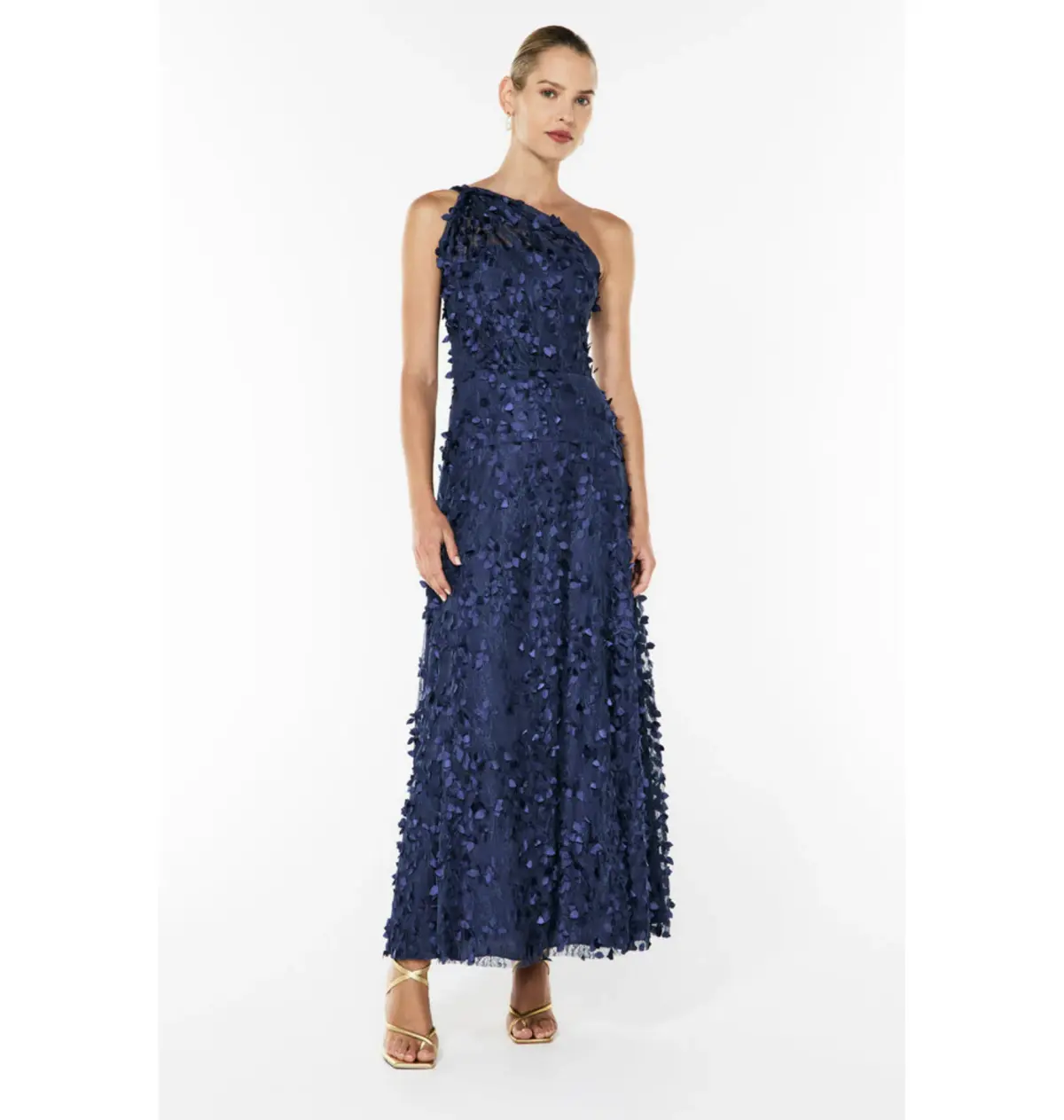 Manning Cartell Enchantment One Shoulder Dress in Royal Blue Size AU 14 - Image 2