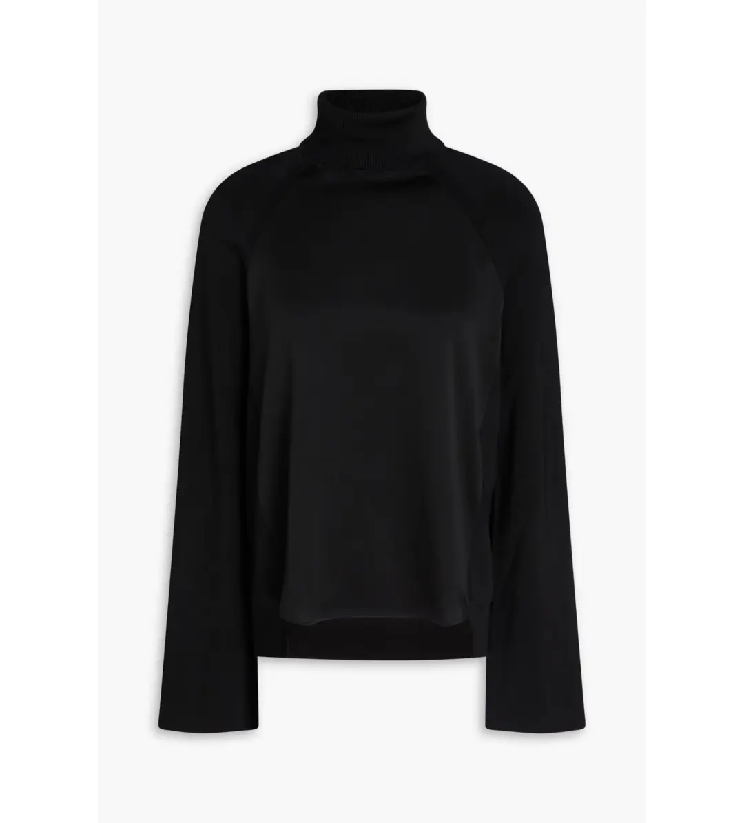 Simkhai Mateo Long Sleeve Turtleneck Top Black Size M/AU 12 for rent on The Volte - main image