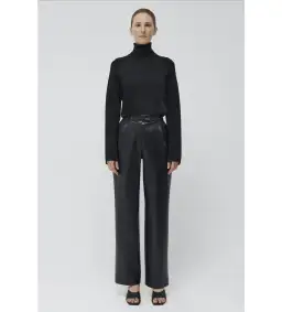 Simkhai Mateo Long Sleeve Turtleneck Top Black Size M/AU 12 for rent on The Volte - image 1