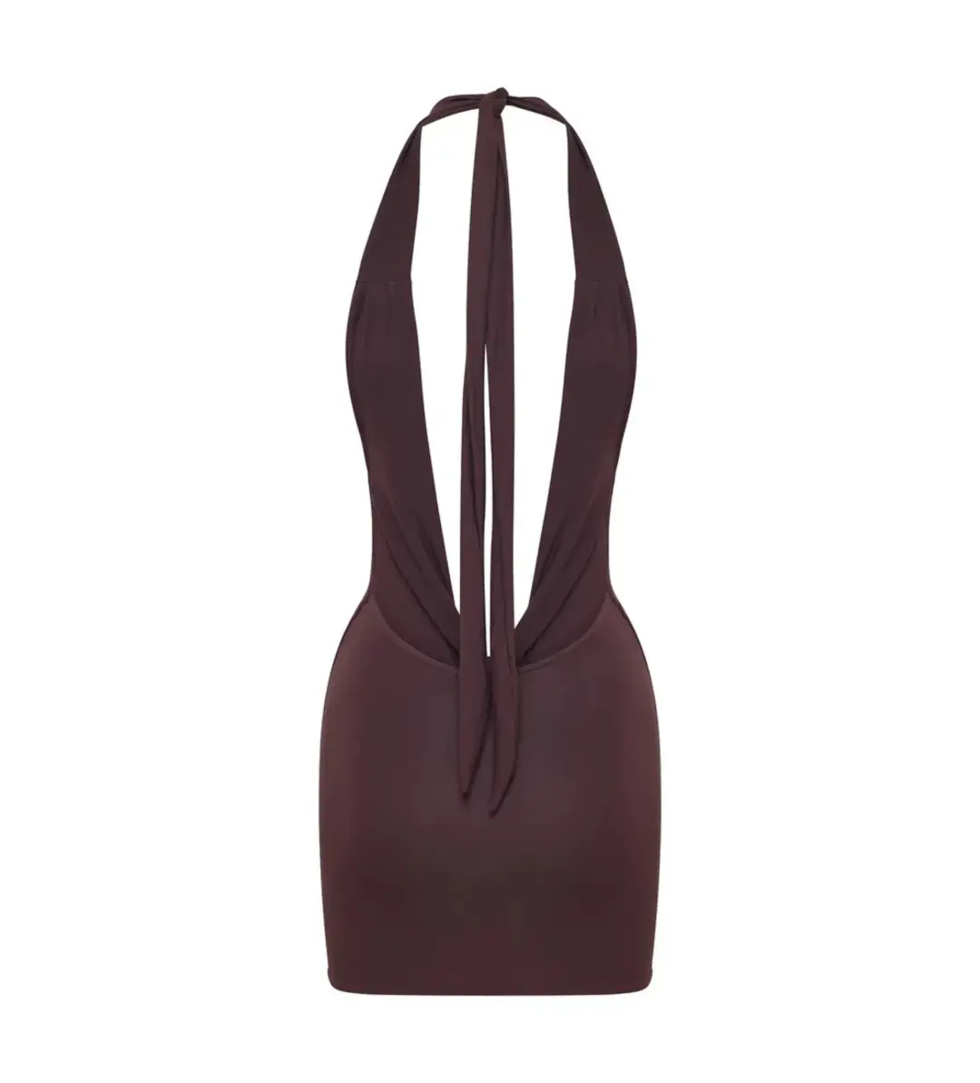 Saboa Bembé Mini Dress Espresso Size S/AU 8 for rent on The Volte - main image