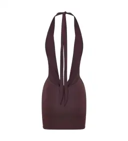 Saboa Bembé Mini Dress Espresso Size S/AU 8 for rent on The Volte - image 3