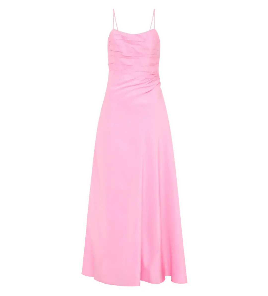 Aje Clarice Draped Maxi Dress in Bon Bon Pink Size 8 for rent on The Volte - main image