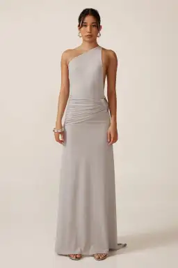 Ance Gria Gaia Maxi Dress Silver Grey Size S / AU 8 for rent on The Volte - image 4