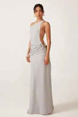 Ance Gria Gaia Maxi Dress Silver Grey Size S / AU 8 for rent on The Volte - image 1