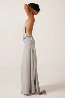Ance Gria Gaia Maxi Dress Silver Grey Size S / AU 8 for rent on The Volte - image 2