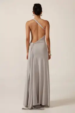 Ance Gria Gaia Maxi Dress Silver Grey Size S / AU 8 for rent on The Volte - image 3