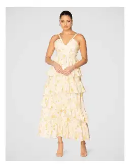 Pilgram Odette Maxi Dress Floral Size 18 for rent on The Volte - image 1