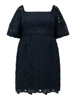 Forever New Cynthia Curve Lace Square-Neck Navy Size AU 18 for rent on The Volte - image 2
