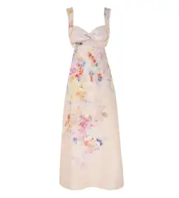 Zimmermann Crush Midi Dress in Multi Floral Size 4 / AU 16 for rent on The Volte - image 1