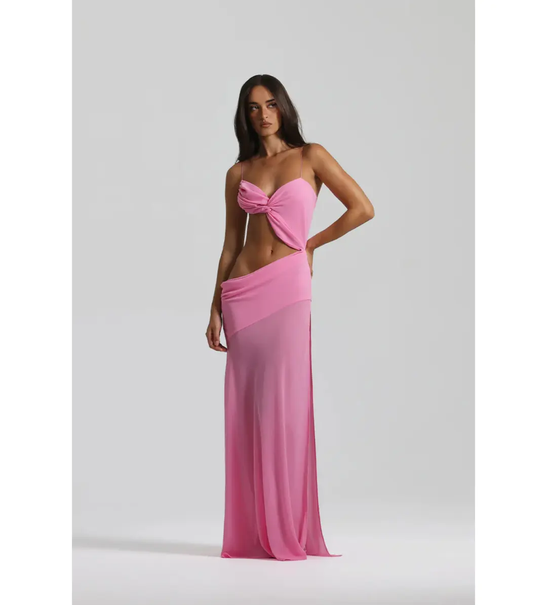 Natalie Rolt Dahlia Dress in Candy Pink Size 1 / AU 8 for rent on The Volte - main image