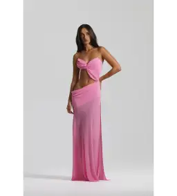 Natalie Rolt Dahlia Dress in Candy Pink Size 1 / AU 8 for rent on The Volte - image 1