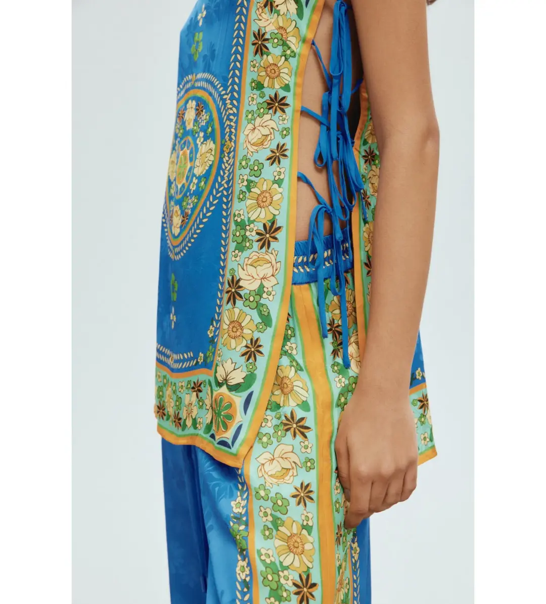 Alemais Linda Top in Cobalt in Size 10 for rent on The Volte - main image