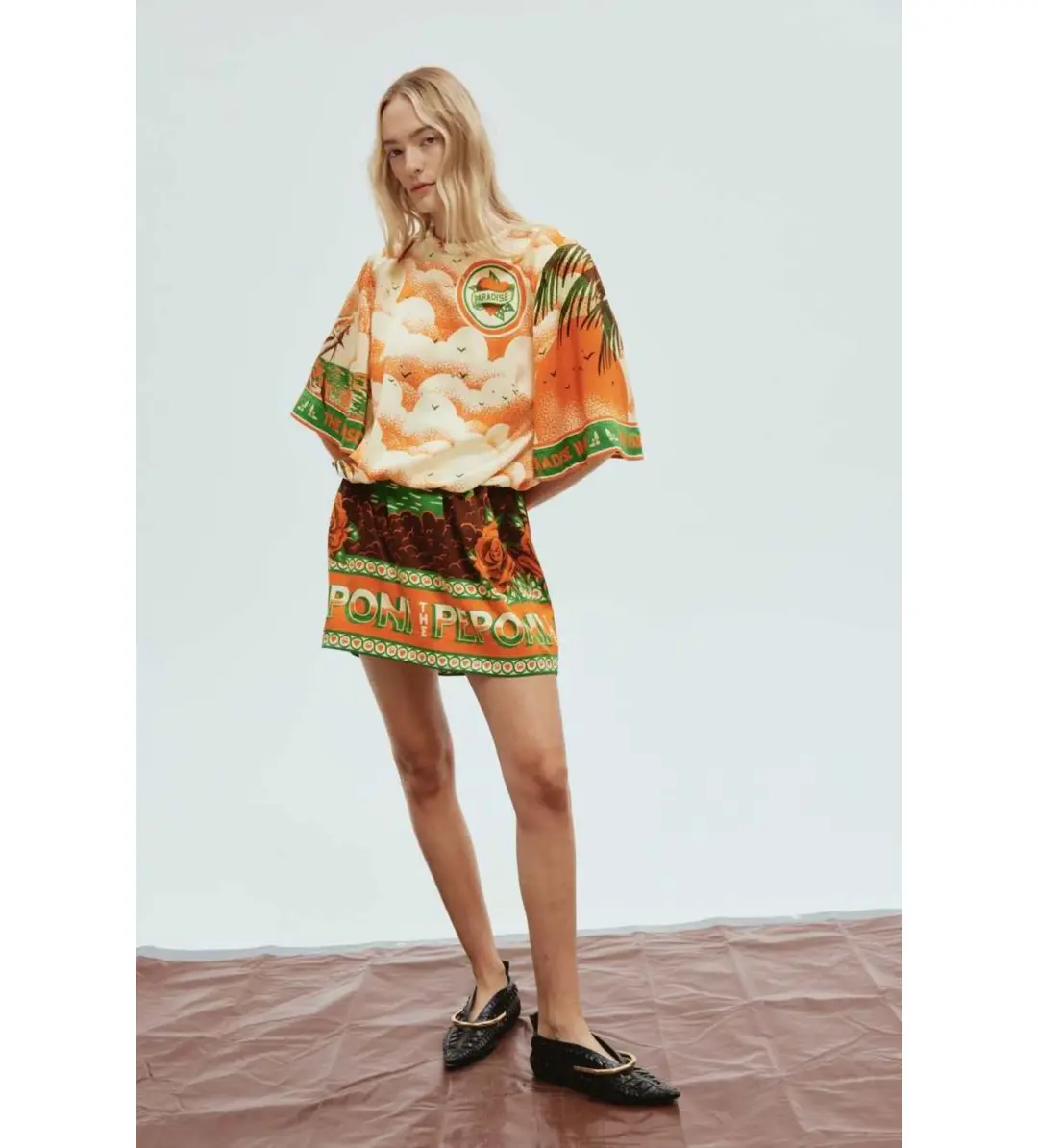 Alemais Bungalow Mini Dress In Multi In Size 8 for rent on The Volte - main image