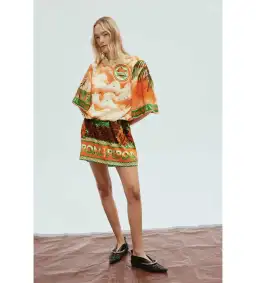 Alemais Bungalow Mini Dress In Multi In Size 8 for rent on The Volte - image 1