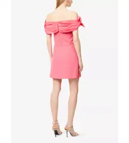 Rebecca Vallance Posey Off the Shoulder Stretch Crepe Mini Dress Size 8 for rent on The Volte - image 2