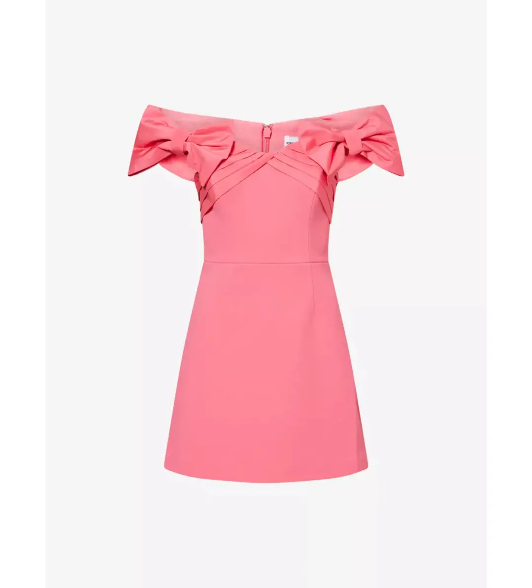 Rebecca Vallance Posey Off the Shoulder Stretch Crepe Mini Dress Size 8 for rent on The Volte - main image