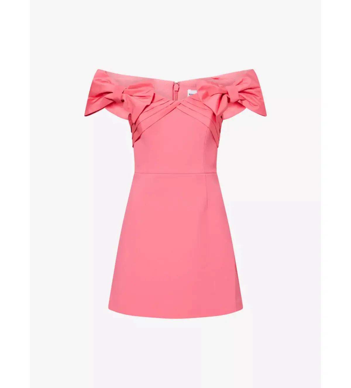 Rebecca Vallance Posey Off the Shoulder Stretch Crepe Mini Dress Size 8 - Image 4