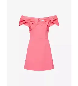 Rebecca Vallance Posey Off the Shoulder Stretch Crepe Mini Dress Size 8 for rent on The Volte - image 4