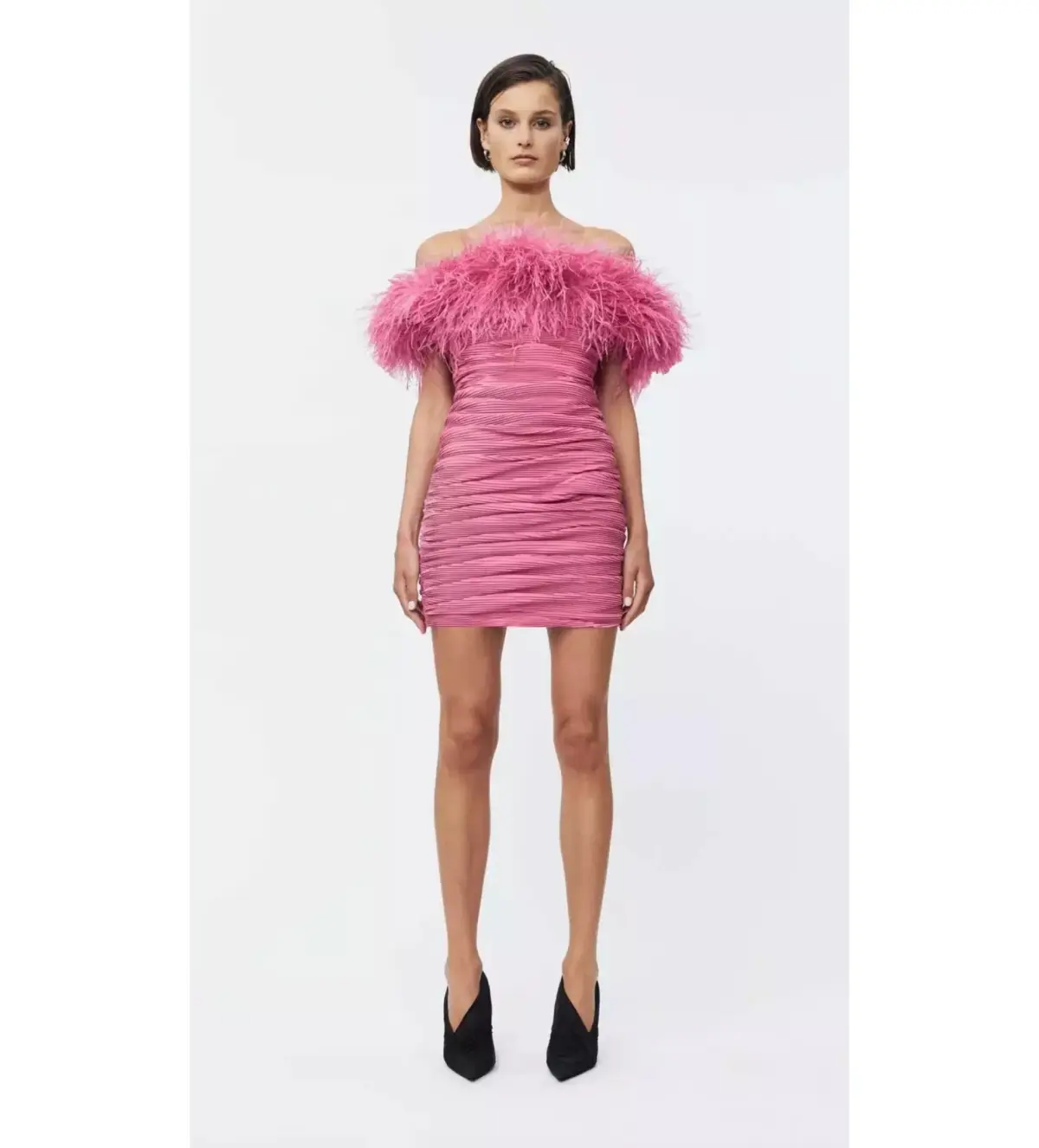 Rachel Gilbert Zion Mini Dress in Pink Size 12 - Image 1