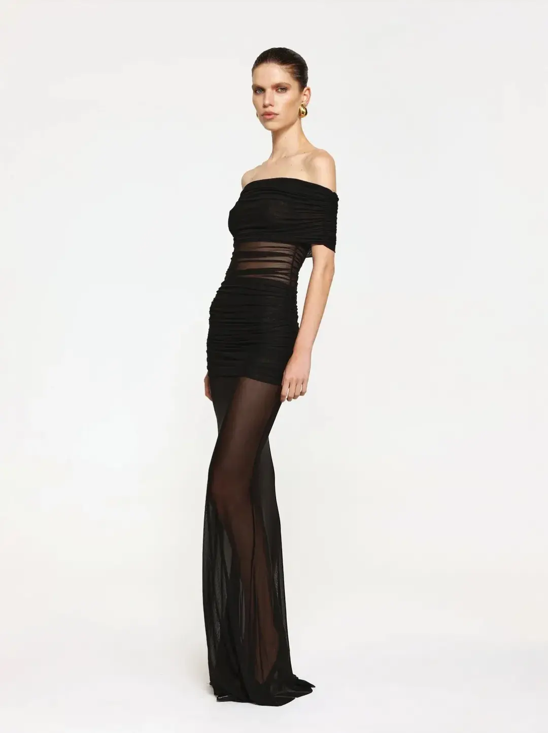 Effie Kats Windsor Gown Black XS/AU 6 for rent on The Volte - main image