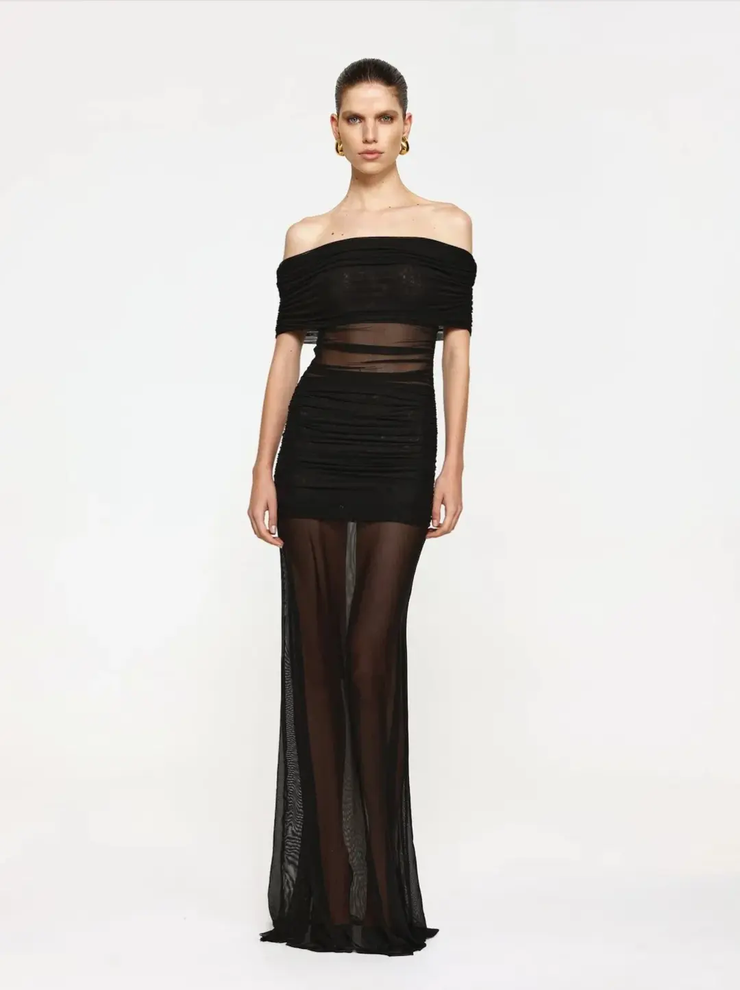 Effie Kats Windsor Gown Black XS/AU 6 for rent on The Volte - main image