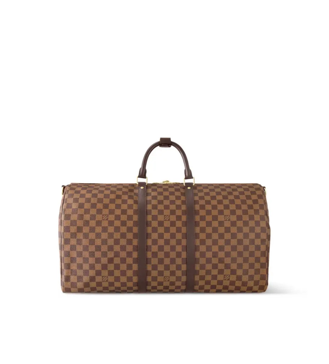 Louis Vuitton Keepall Bandoulière 55 in Damier Ebene for rent on The Volte - main image