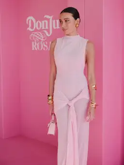 Effie Kats Roza Maxi Dress In Petal Pink Size M/AU 10 for rent on The Volte - image 3