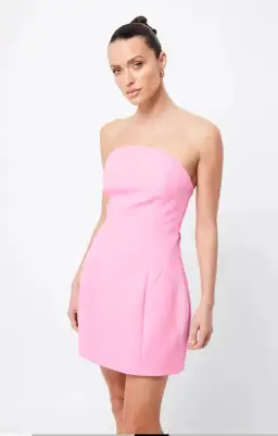 Mossman Tantalise Mini Dress Pink Size 6 for rent on The Volte - image 2