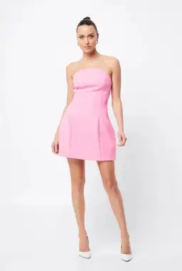 Mossman Tantalise Mini Dress Pink Size 6 for rent on The Volte - image 3