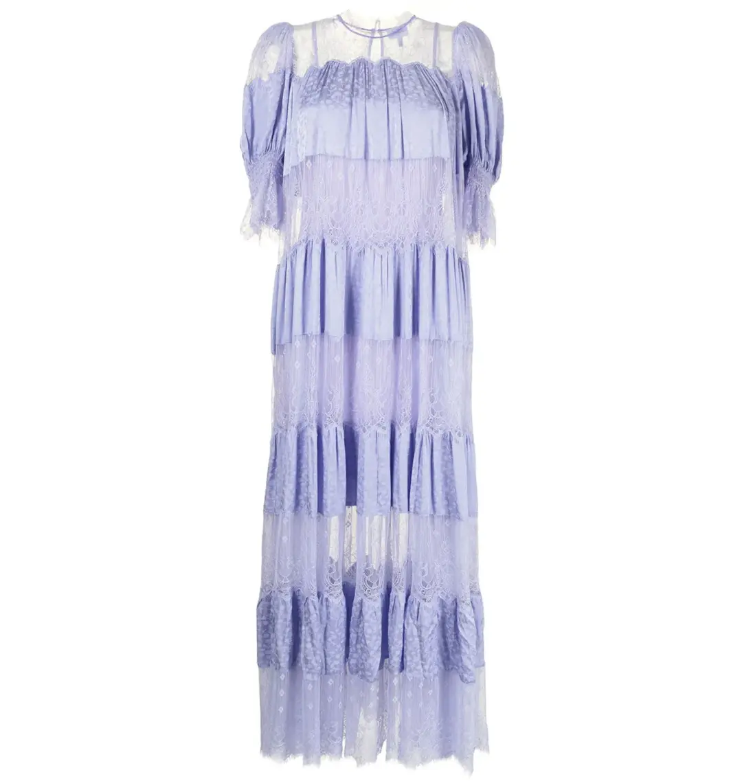 Alice McCall Sun Moon Maxi Dress Jacaranda Purple Size AU 8 for rent on The Volte - main image