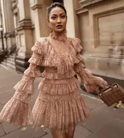 Alice McCall Calypso Mini Dress Blush Size AU 8 for rent on The Volte - image 3