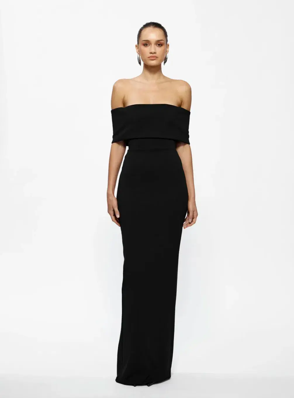 Effie Kats Rosalind Gown Maxi Black Size AU 8 for rent on The Volte - main image