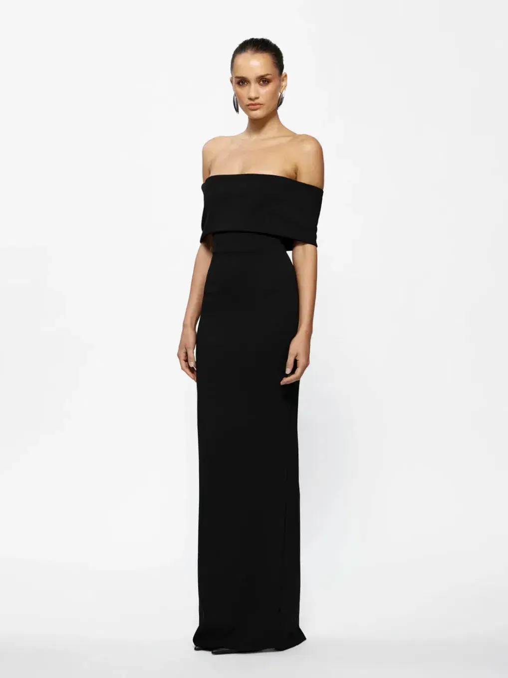 Effie Kats Rosalind Gown Maxi Black Size AU 8 for rent on The Volte - main image