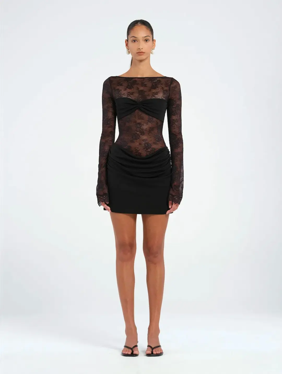 Benni Oskar Mini Dress Black Size 8 / AU 8 for rent on The Volte - main image