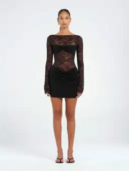 Benni Oskar Mini Dress Black Size 8 / AU 8 for rent on The Volte - image 1