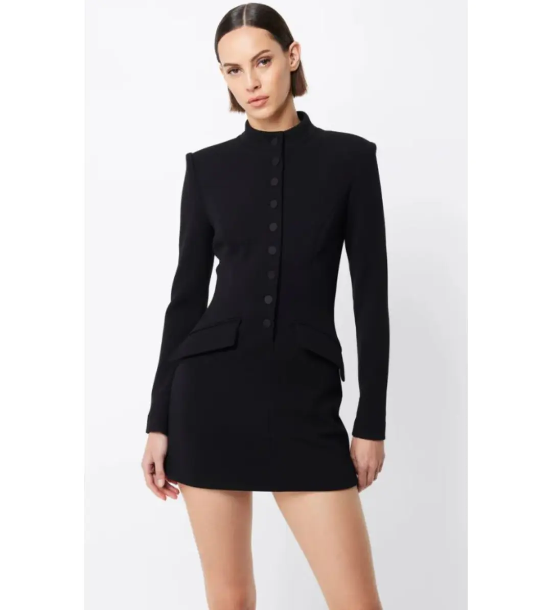 Mossman Network Mini Dress Black Size AU 6 for rent on The Volte - main image